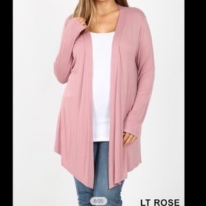 SALE ♥️ Rose colored plus sized cardigans